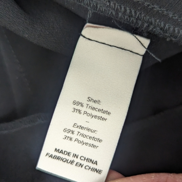 Cinq A Sept Drape Dress Pants Womens 8 Black Dressy Formal Cocktail Party - Picture 11 of 14